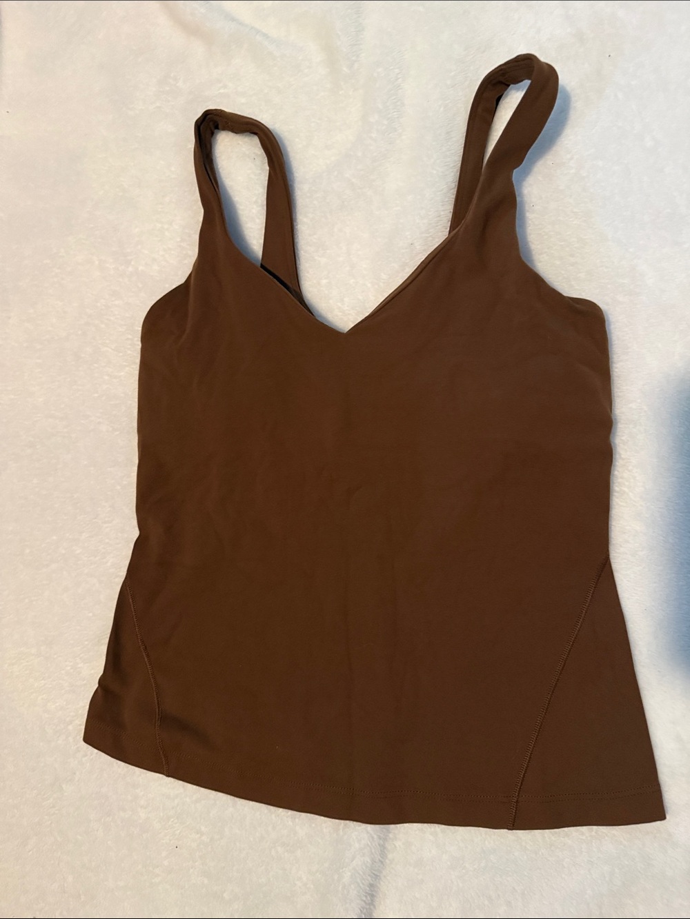 LULULEMON Brown V-Neck Tank Top - Women- 6